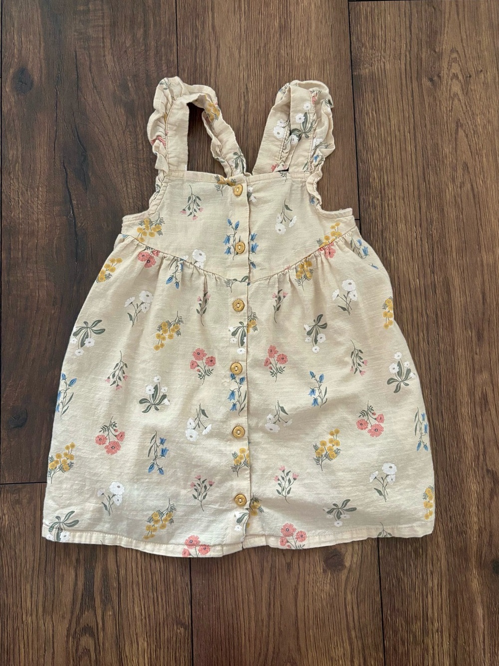 H&M Toddler Floral Button-Front Sundress